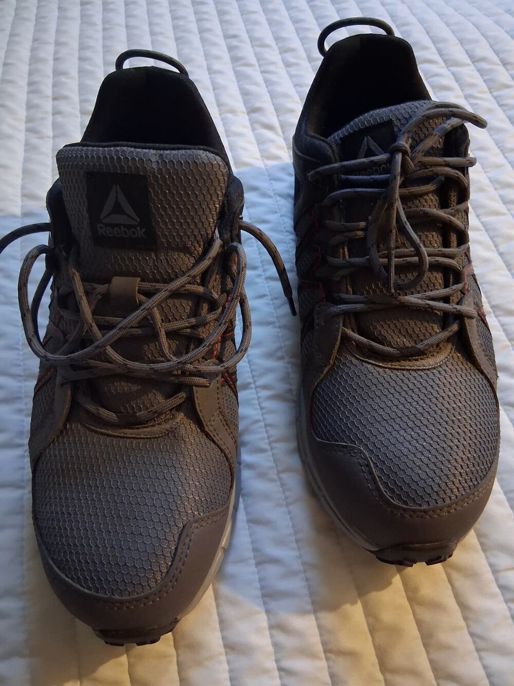 Reebok Trailgrip Work Men's Alloy Toe Safety Shoes Grey [Size 10.5M]